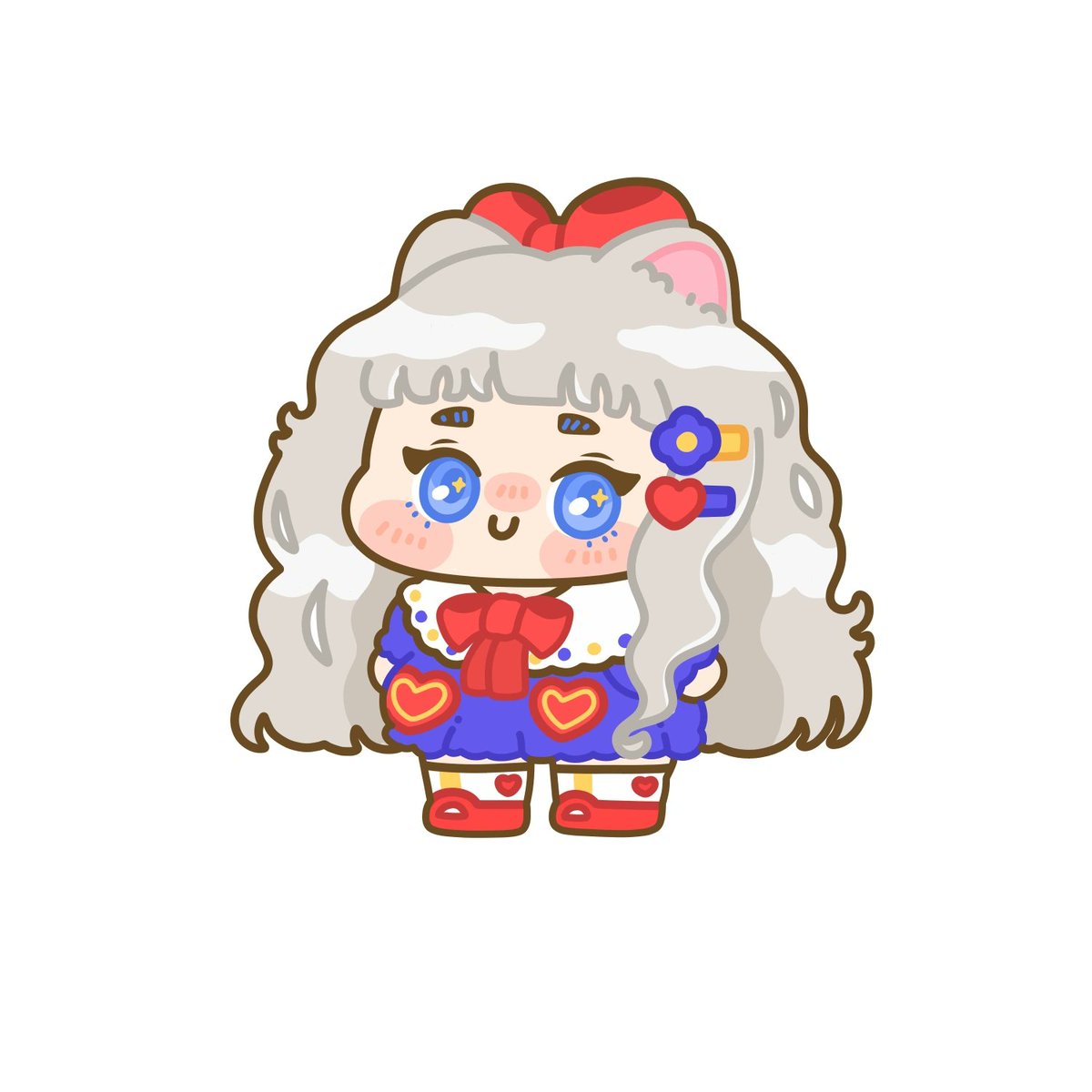another San Rio inspired character. hope everyone's week is going well. #sanrio #sanriofanart #sanriolover #kawaii #digitalart #cuteart #chibi #cutechibi