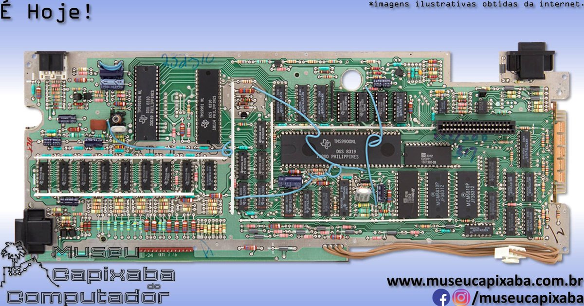 museucapixaba's tweet photo. É hoje!

O microcomputador Texas Instruments TI-99/4A de 1981

+em https://t.co/77uTlBCgZK

#MuseuCapixaba #mcc #éhoje #museu #tecnologia #retro #geek #retrocomputing #TexasInstruments #TI994A #TI99 #TMS9900 #TMS9918 #TMS9919 #AY38910 #CBM #Microcomputador #MSX https://t.co/5CrXsgK0z5
