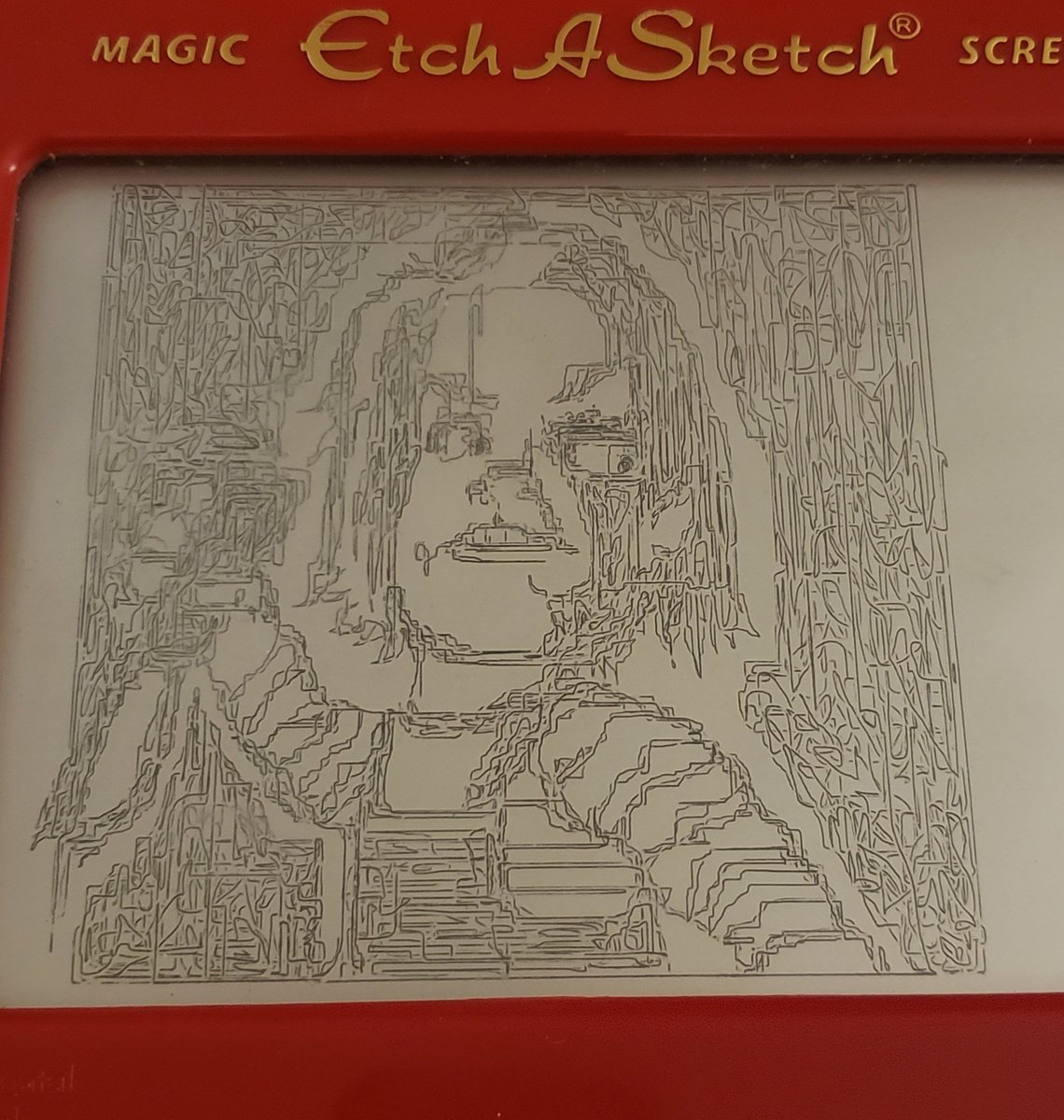 Billy Leake (@idrawfunstuff) on Twitter photo So the <a href="/tastebudspod/">tastebudspod</a> was talking about a contest with etch a sketch art. I don't know if I missed the deadline or not but I decided to give it a go with one of my favorite horror movie icons. #nopresh #tastebuds #joederosa #salvulcano So the <a href="/tastebudspod/">tastebudspod</a> was talking about a contest with etch a sketch art. I don't know if I missed the deadline or not but I decided to give it a go with one of my favorite horror movie icons. #nopresh #tastebuds #joederosa #salvulcano