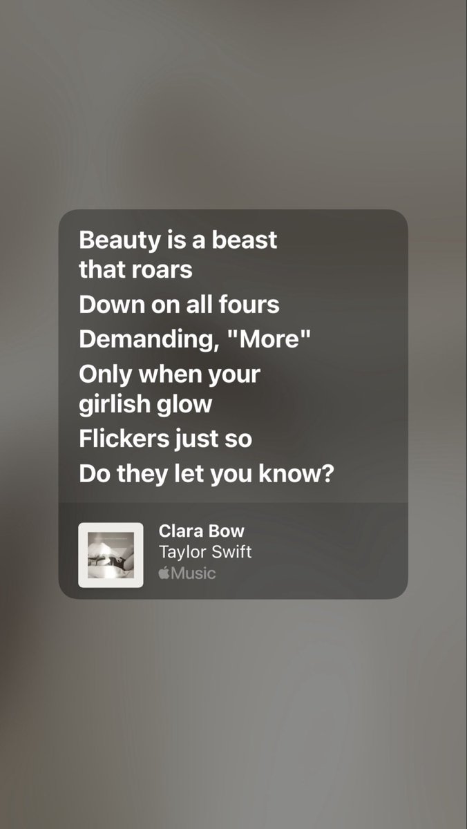 aTSsongaday's tweet photo. 🤍 Clara Bow
Rank: 8/10
Favorite Lyric: https://t.co/qR7sh5R6Mg