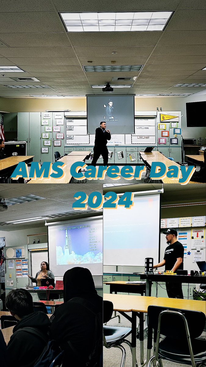 TheDailyFin's tweet photo. Dolphin scholars also had the privilege of having Career Day with amazing professionals. Thank you for inspiring our Dolphins!

#AMSDolphins #TheDailyFin #CareerDay2024 https://t.co/stnaCI0H9h