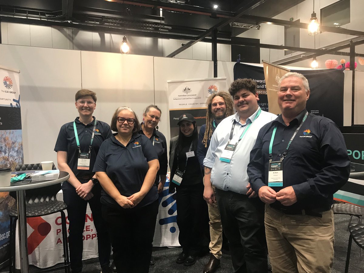 IndigLandSea's tweet photo. What a week it’s been at the @AIATSIS Summit 2024. We were honoured to host two sessions on #FirstNations economic empowerment and the transition process from a Government-controlled setting to self-determination. Shout out to everyone who visited our #ILSC stall! 🖤💛❤️ #aiatsis https://t.co/GE2q5lt1Mj