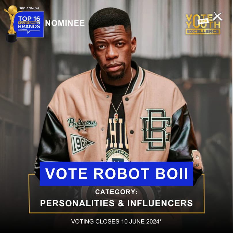 Roboto x3 (@robot_boii) on Twitter photo Dear TEAM 🚦 God keeps showing up.
Honoured to announce that your Boii has been nominated under PERSONALITIES & INFLUENCERS <a href="/Top16YOBA/">TOP16 YOBA</a> 🙏🏾
#Vote #RobotBoii #Yoba2024Finalist #YouthExcellence #John16:33 Dear TEAM 🚦 God keeps showing up.
Honoured to announce that your Boii has been nominated under PERSONALITIES & INFLUENCERS <a href="/Top16YOBA/">TOP16 YOBA</a> 🙏🏾
#Vote #RobotBoii #Yoba2024Finalist #YouthExcellence #John16:33