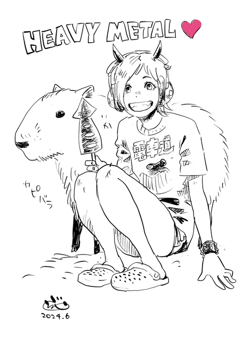 お昼のらくがき 