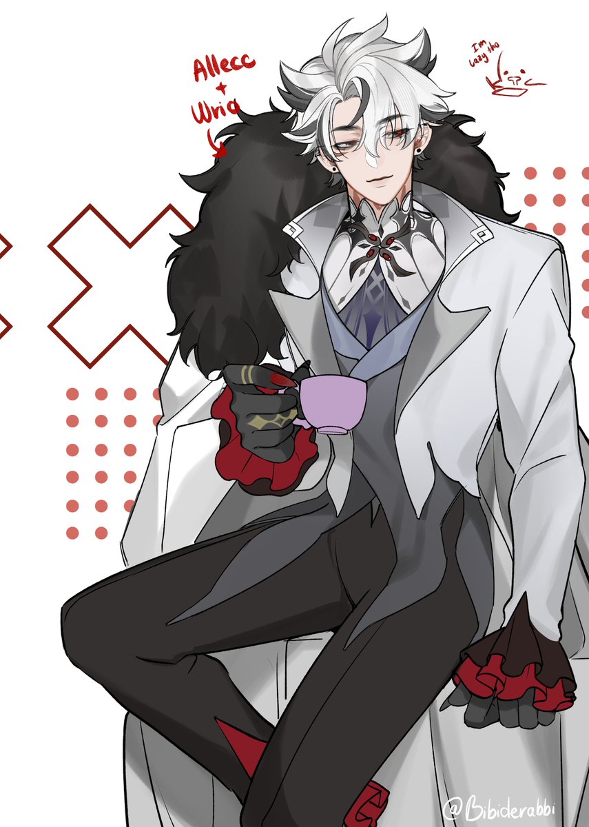 I'm lazy these days... So this is a wip Allewrio ( that never be finished)
#Wriothesley