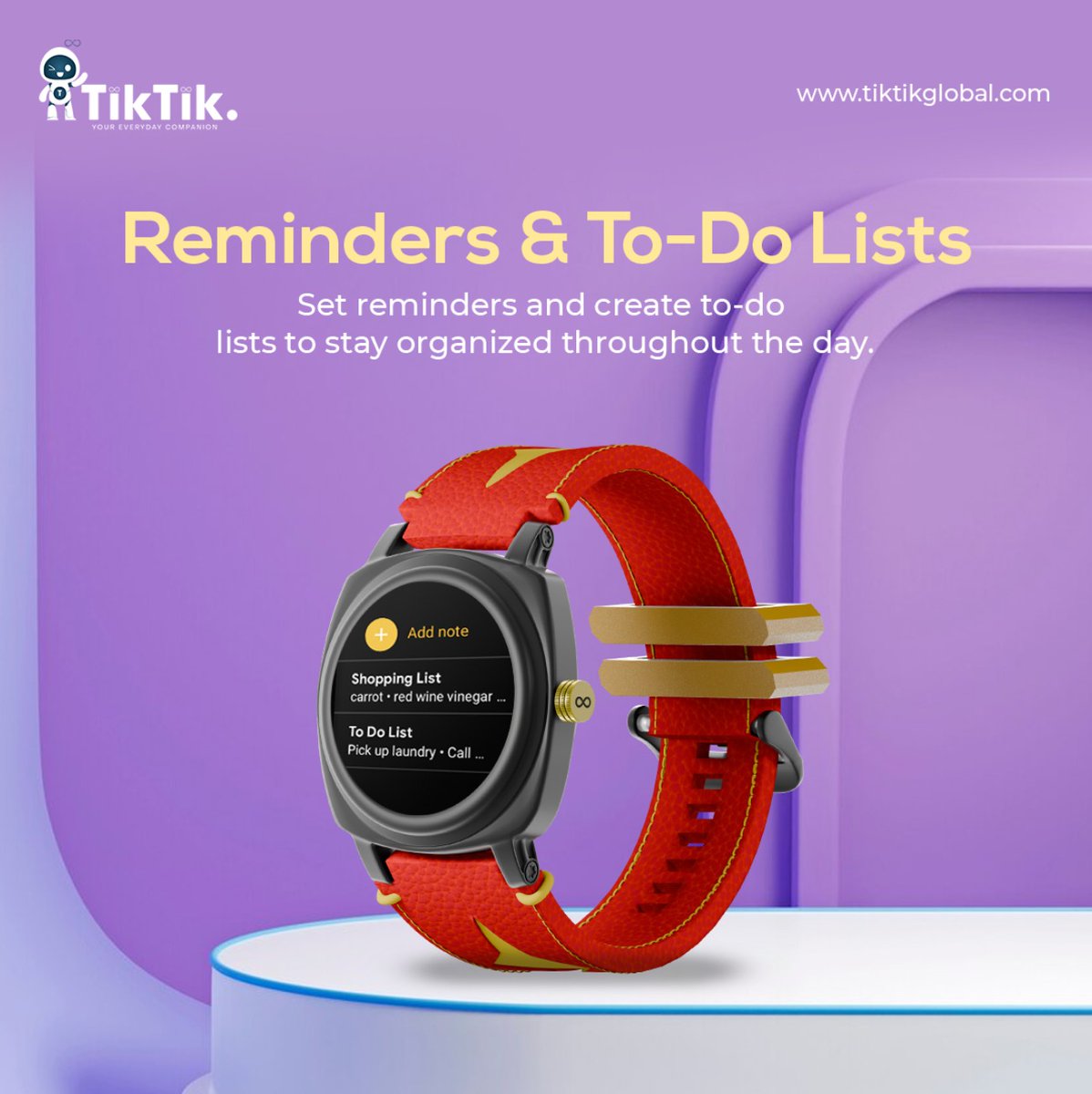 TiktikGlobal's tweet image. 🚀 #Aetherx #Tiktikyoureverydaycompanion #Poweredbytiktik🚀
Stay Organized and on Top of Your Day with Reminders and To-Do Lists on Our Smartwatch! 
.
.
#Reminders #ToDoLists #SmartwatchOrganization

#Tiktikglobal #Tiktik #Smartwatch #Fashionwatch #infinitycoins #infinityOS