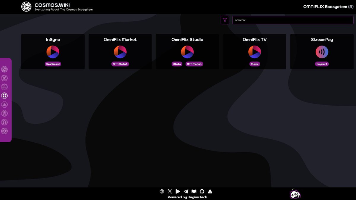 Explore the Cosmos Ecosystem effortlessly on Cosmos.wiki ⚛️

And don't forget to check out OmniFlix while you're there! 😉

Ready to join the journey and earn your first explorer badge?

Participate in the interactive video 👇 omniflix.tv/iv/6658a2c3532…
