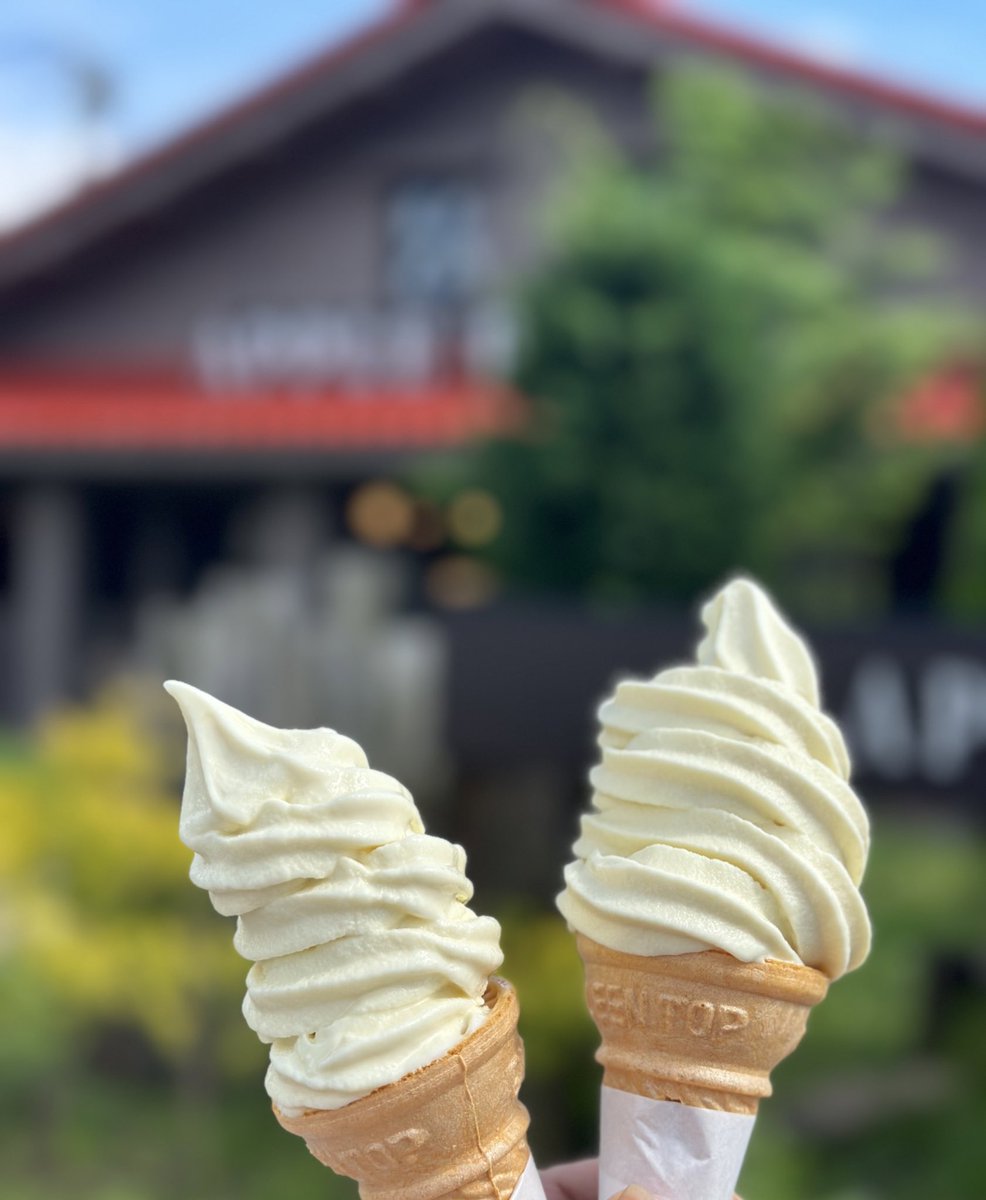 mari_341011's tweet photo. チーズソフトクリーム🍦

 #Applepielab 
 #蓼科チーズソフト
 #りんごカスタードパイ
 #宇治抹茶クリームアップルパイ
 #今日のおやつ https://t.co/BQzxVtaNh8