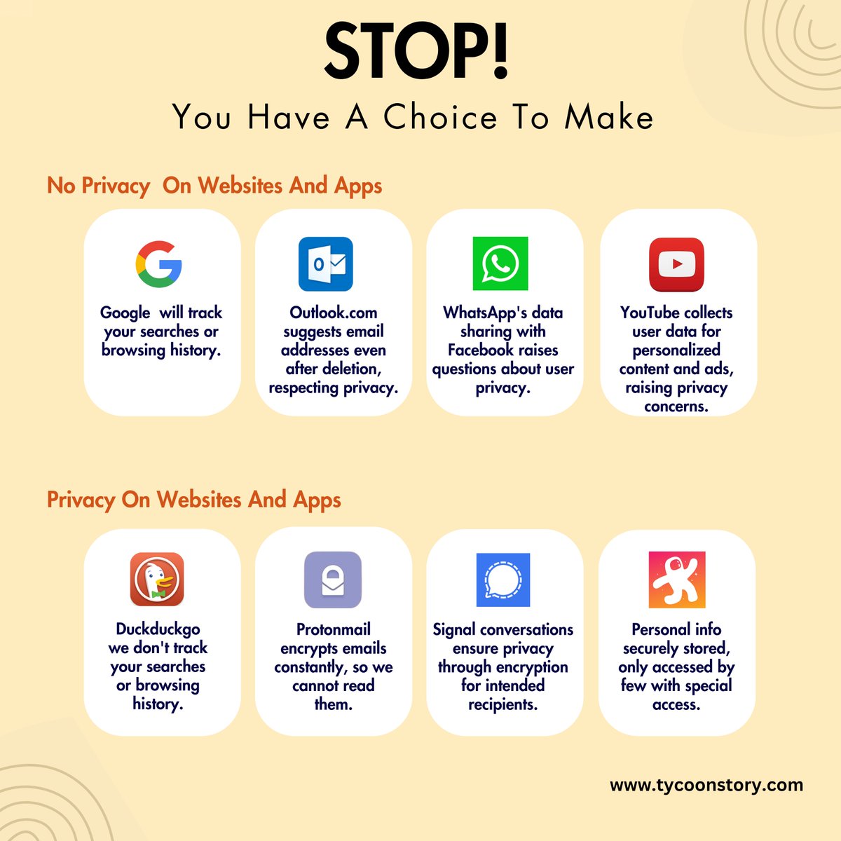 TycoonStoryCo's tweet photo. Stop You Have A Choice To Make
#decisionmaking #choicemaking #decisionsupport #decisiontime #InformedChoices #decisionadvice #criticalthinking #ResearchFirst #smartchoices #decisionmaking #internetprivacy #choosewisely #knowledgeispower
https://t.co/jWxtt2hmAw https://t.co/R967FXbxaj