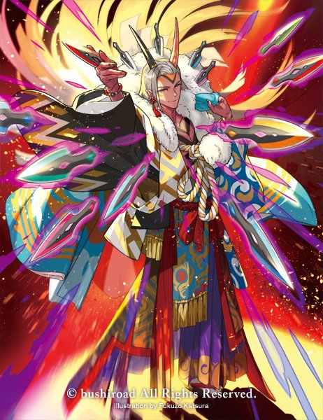 【カードファイト!! ヴァンガード】
本日6/7発売！ブースターパック『次元超躍』にてイラストを担当させていただきました②

🎯絢爛たる忍鬼 キンラン

よろしくお願いいたします～！

cf-vanguard.com/products/boost…
#ヴァンガード #ディヴァインズ #cf_vanguard