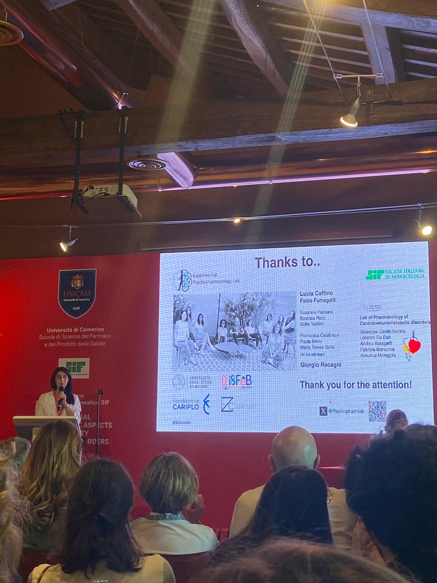 Thrilled to be part of this meeting on #EatingDisorders. Thanks <a href="/SIFfarmacologia/">SIF</a> for this opportunity! #anorexianervosa #science <a href="/PsychopharmLab/">Fumagalli Lab</a>