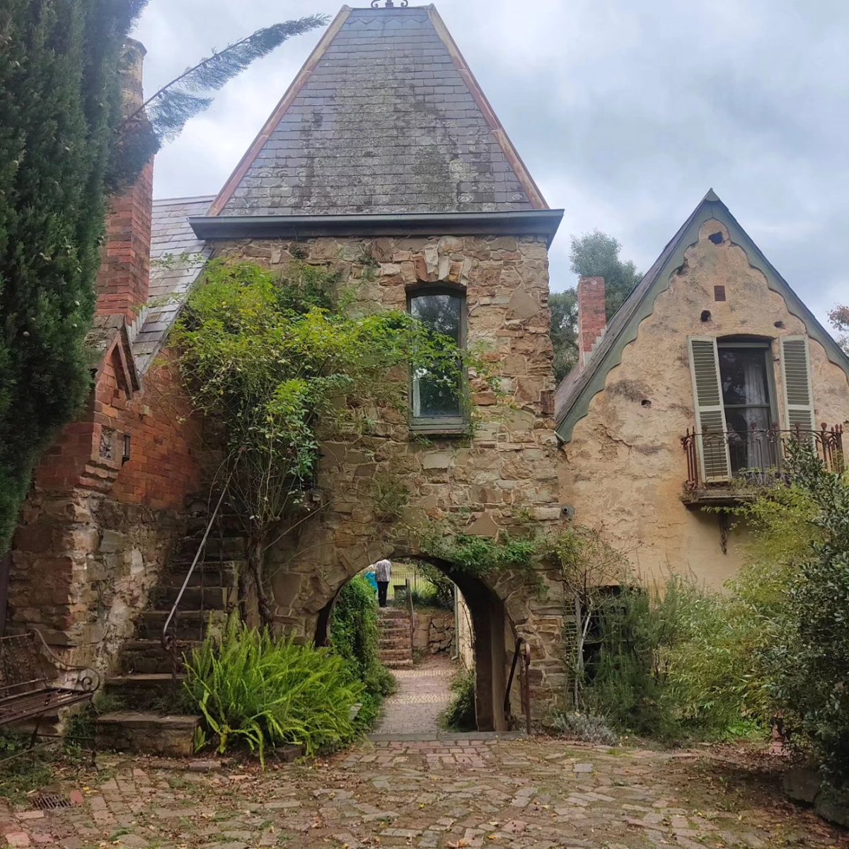 AnthonyTotten1's tweet photo. A trip out to Montsalvat a few weeks ago. This medieval french renaissance looking village was built in the 1900s by a group of artists. 
 #montsalvat #eltham #australia #backpacking https://t.co/D6nOKO0hkY