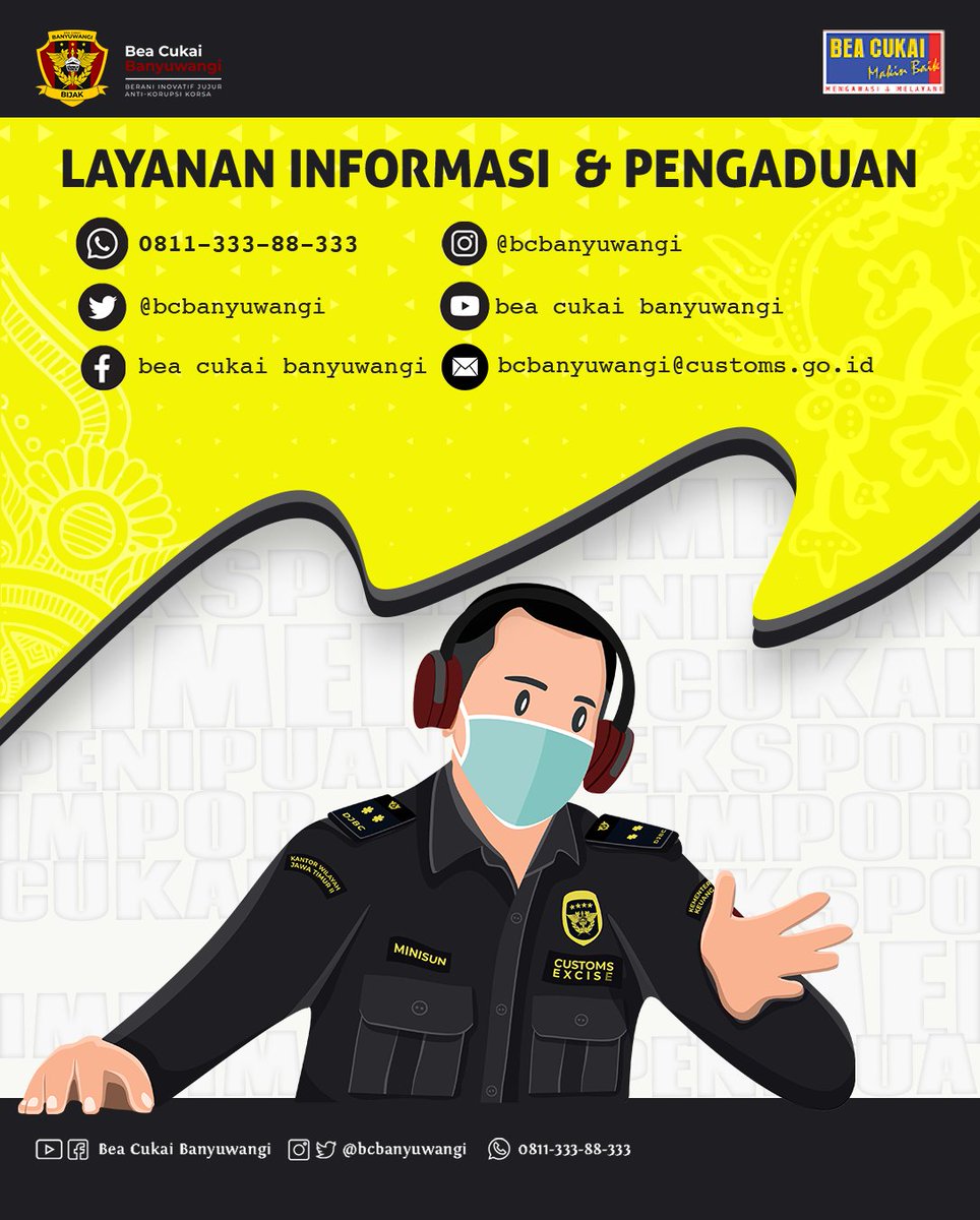 Bea Cukai Banyuwangi tweet media