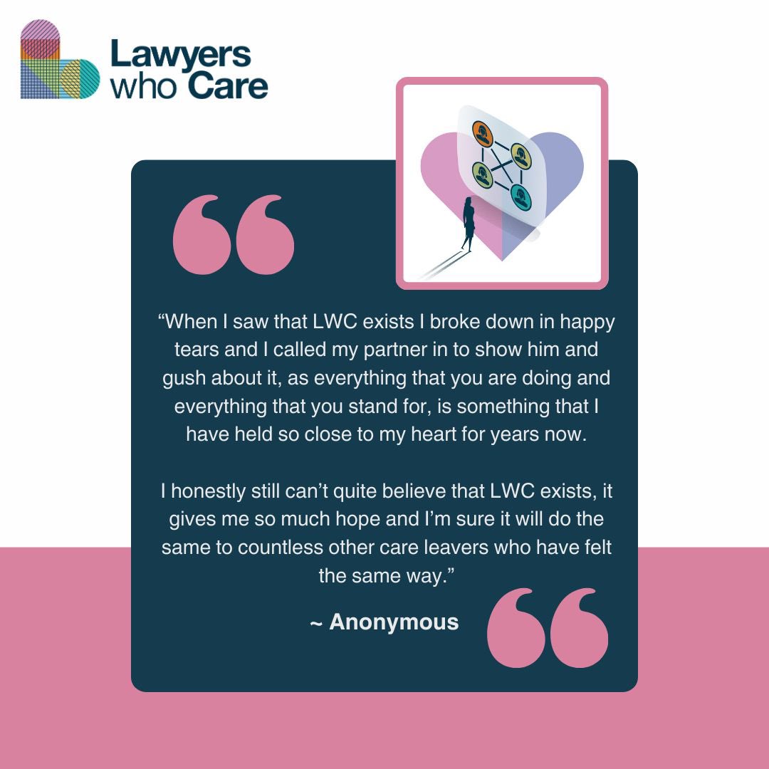Lucy Barnes (@cepbarrister) on Twitter photo Not too afraid to admit this message to <a href="/lawyerswhocare_/">Lawyers Who Care CIC</a> made me bawl!
The impact weāve made in just a few weeks after our launch is incredible. Weāve given visibility to #CEP in law and are showing that HECK YEAH WE CAN BE LAWYERS āļø
If we see it, we can believe it š Not too afraid to admit this message to <a href="/lawyerswhocare_/">Lawyers Who Care CIC</a> made me bawl!
The impact weāve made in just a few weeks after our launch is incredible. Weāve given visibility to #CEP in law and are showing that HECK YEAH WE CAN BE LAWYERS āļø
If we see it, we can believe it š