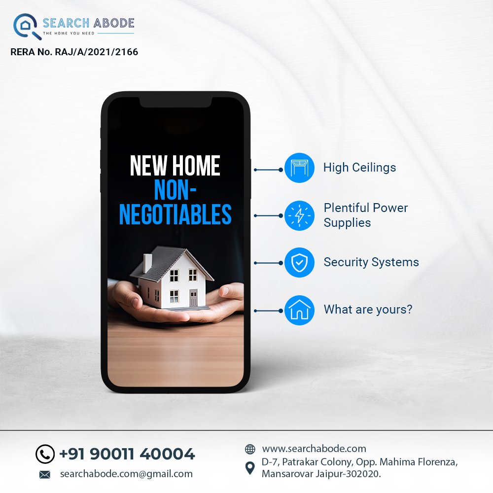 searchabode1's tweet photo. 🔑 Your new home, your non-negotiables! 🏡✨ Discover spaces that meet all your must-haves. From modern amenities to perfect locations, we've got it all. Make your move today! 🏠❤️

#HomeGoals #MustHaves #DreamHome #PerfectLiving #RealEstateAdvisor #RealEstateAgent #SearchAbode https://t.co/wfGlKGsNaa
