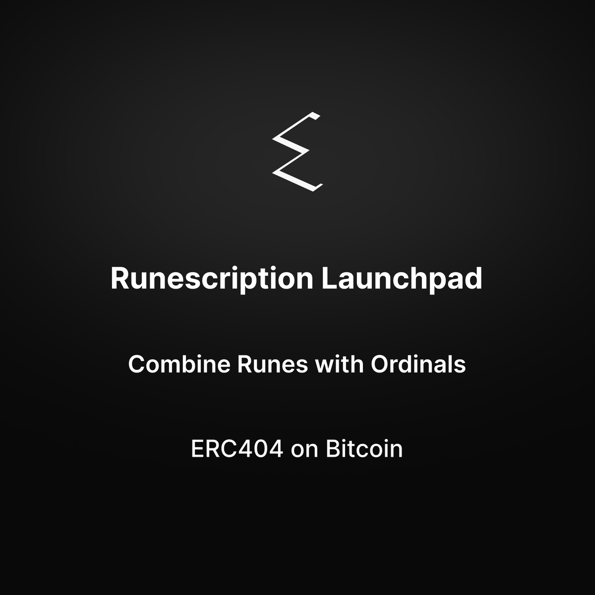 We are about to release the beta version of Runescription Launchpad.

At that time, anyone can easily launch the Runescription collection!

ERC404 on Bitcoin🔜 ᚱᚢᚾᛖᛊᚲᚱᛁᛈᛏᛟᚾ