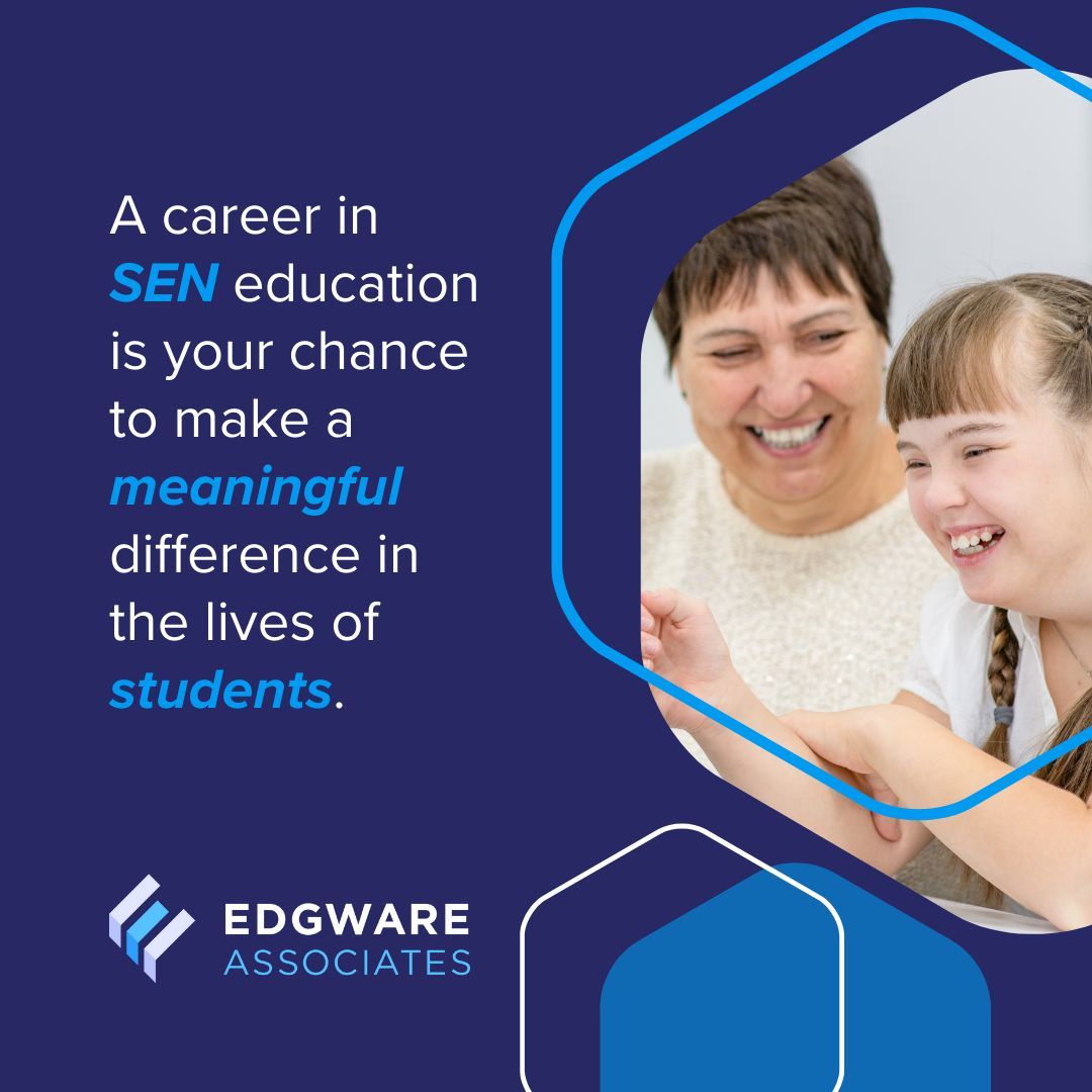 EdgwareA's tweet photo. Unlocking Potential in SEN Education.

Thinking about a career change? Consider retraining for a role in Special Educational Needs (SEN) education.

Ready to explore this rewarding path? Click the link below to read our latest article: https://t.co/SE7rnrhz8x

#EdgwareAssociates https://t.co/Vv3naLiwte