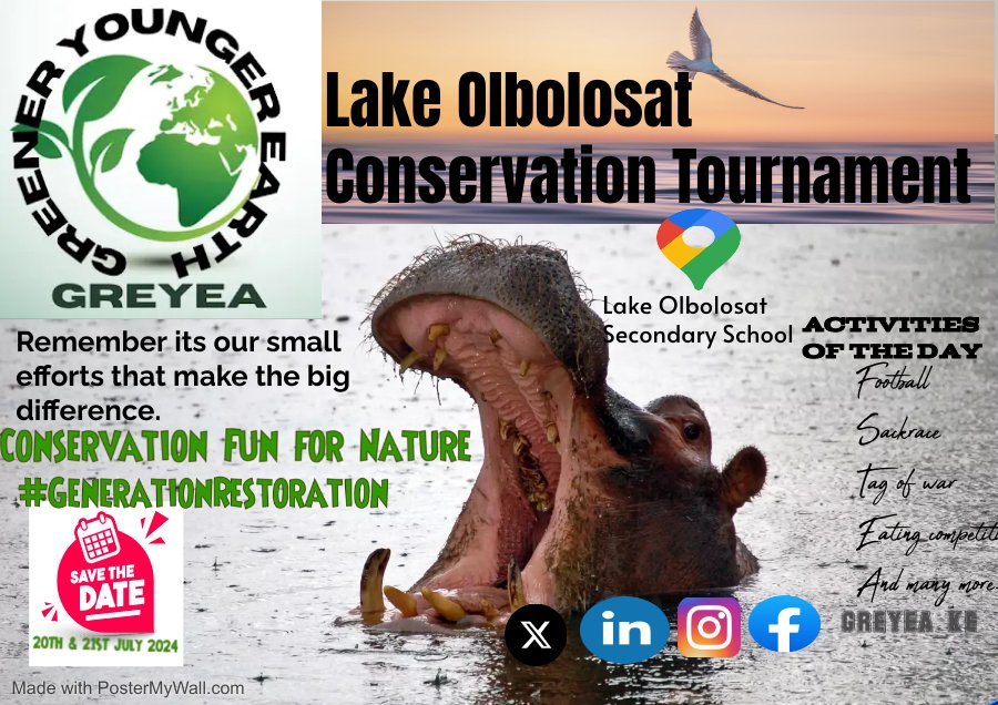 GREYEA_KE's tweet photo. On our efforts to Foster youth inclusion into #GenerationRestoration, we are launching the conservation fun for Nature projects in our community. This will start from the sole lake in Central Kenya, and start by conservation efforts of its ecosystem and its beauty. 
#youth 
@UNEP https://t.co/lASik8gzQy