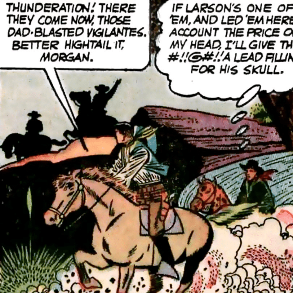 PeterPanComics's tweet photo. See Wild Morgan do what he does best ... getting into some serious trouble!
Read episode 3 of our western classic at https://t.co/SNJFu8DZVD.
#bountyhunter #western #wildwest #cowboy #westerncomic #cowboycomic #cowboycomics #comics #comicbooks #vintagecomics #classiccomics https://t.co/JgbkngT34g