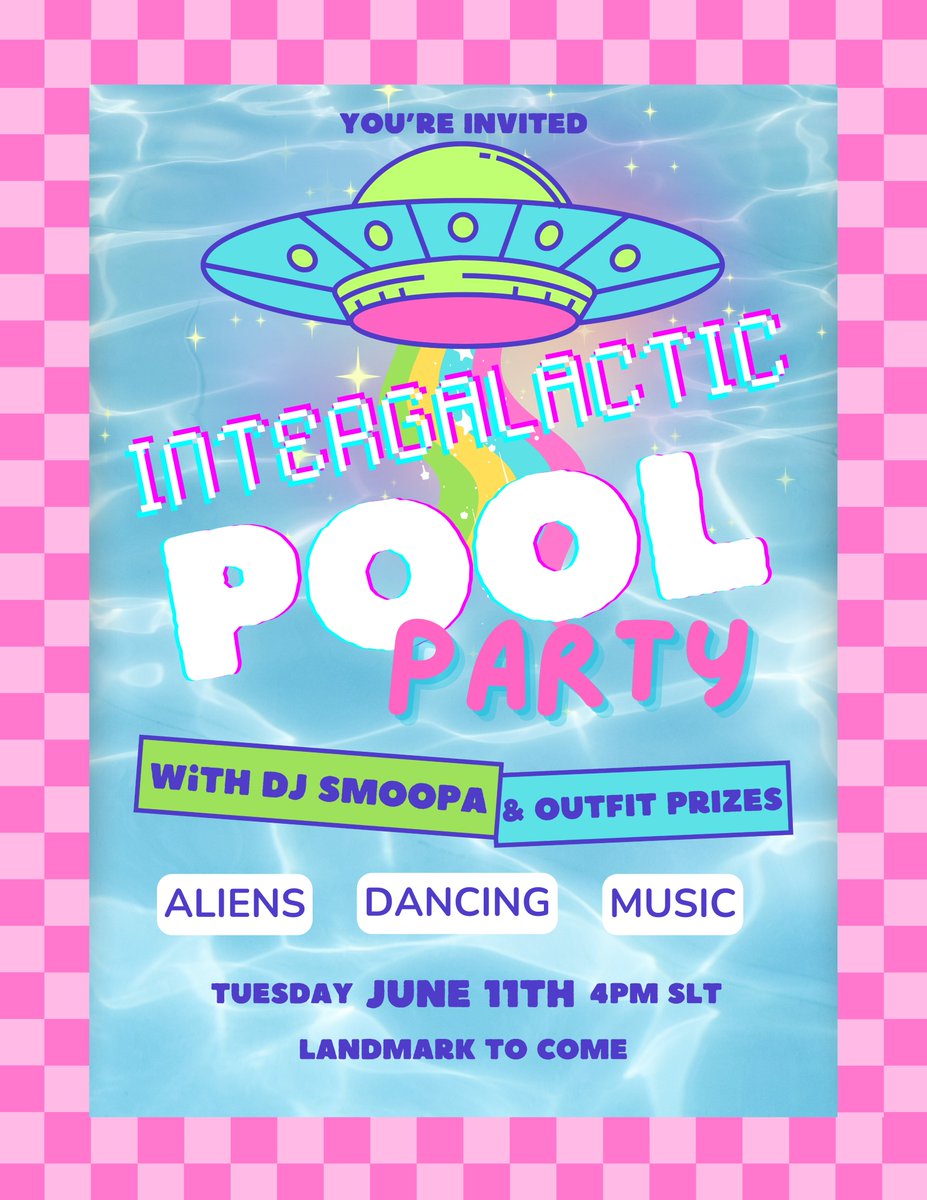 I rebuilt my pool and want y'all to come party. mark ur calendars!