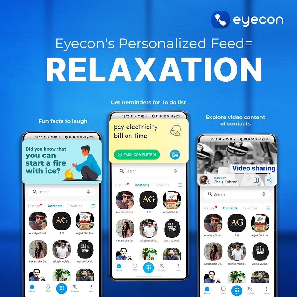EyeconApp's tweet photo. Hey, are you ready to explore the most engaging feed? Download Eyecon now and enjoy fun facts, get reminders for your tasks, and amazing video content from your contacts! 

#BeEyeconic #explorefun #EyeconMakesItEasy https://t.co/t5ZjvdQitt https://t.co/cSV23LxGI1