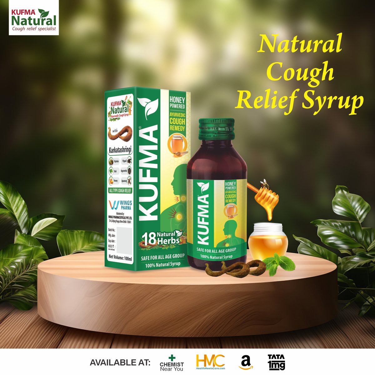 KufmaCough's tweet photo. Embrace nature’s remedy with Kufma Naturals! 📷📷 Honey-powered and enriched with 18 Ayurvedic herbs, our 100% natural syrup is safe for all ages. Soothe your cough the natural way. 📷📷
#NaturalCoughRelief #HoneyPowered #AyurvedicRemedy #SafeForAllAges #KufmaNaturals https://t.co/t0T5NGJQn8