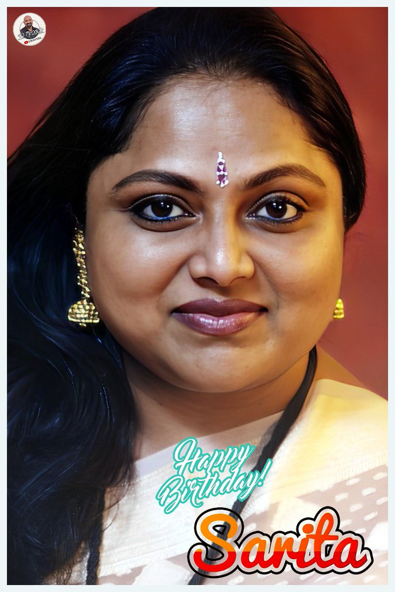 B4Ganapathi's tweet photo. HAPPY BIRTHDAY SARITA 💐💐🥳
#Sarita #ACTORSS #KANNADA#TAMIL#MALAYALAM https://t.co/eyVRhQVdeN