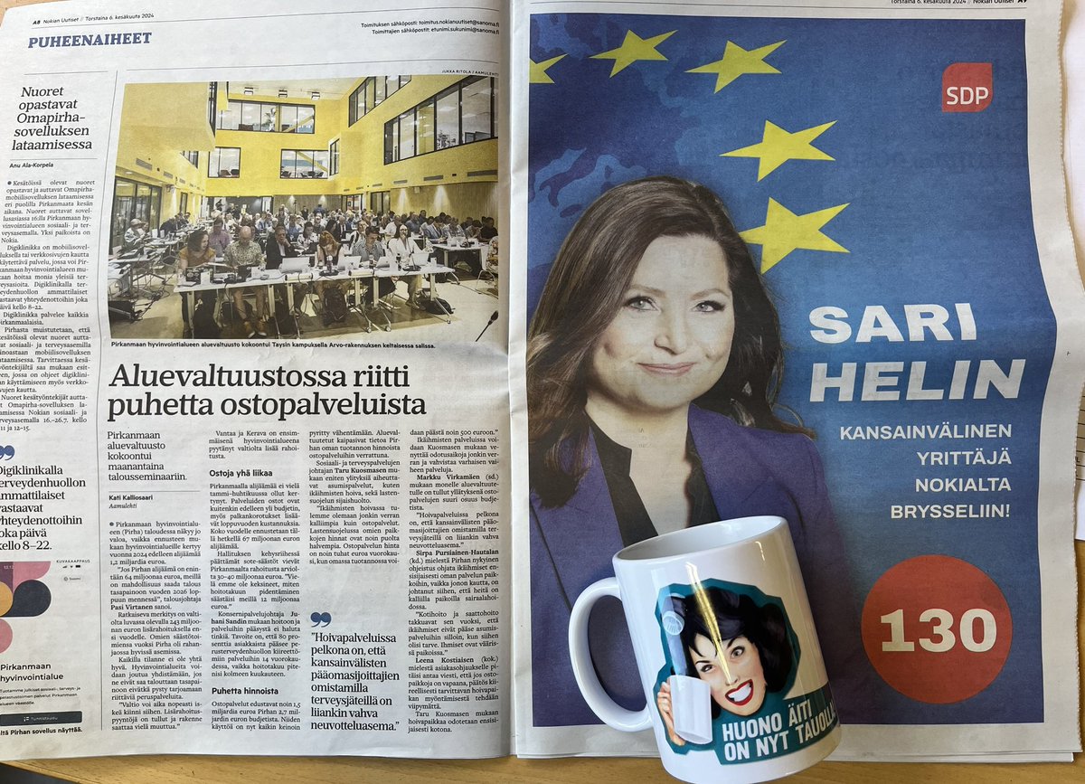 Matka jatkuu tänään Kouvola ja Lappeenranta. Sisällöt Huonon Äidin kanavissa Facebook ja Insta.