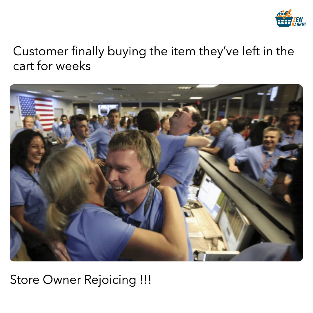 zenbasket's tweet photo. There's nothing quite like the thrill of a long-awaited checkout, turning weeks of anticipation into pure joy for the whole team and celebrating the small victories that keep your business thriving.ππͺ
#EcommerceWin #TeamCelebration #BusinessLife #ZenBasketMemes #EcommerceMemes https://t.co/lbAoUpDFjB