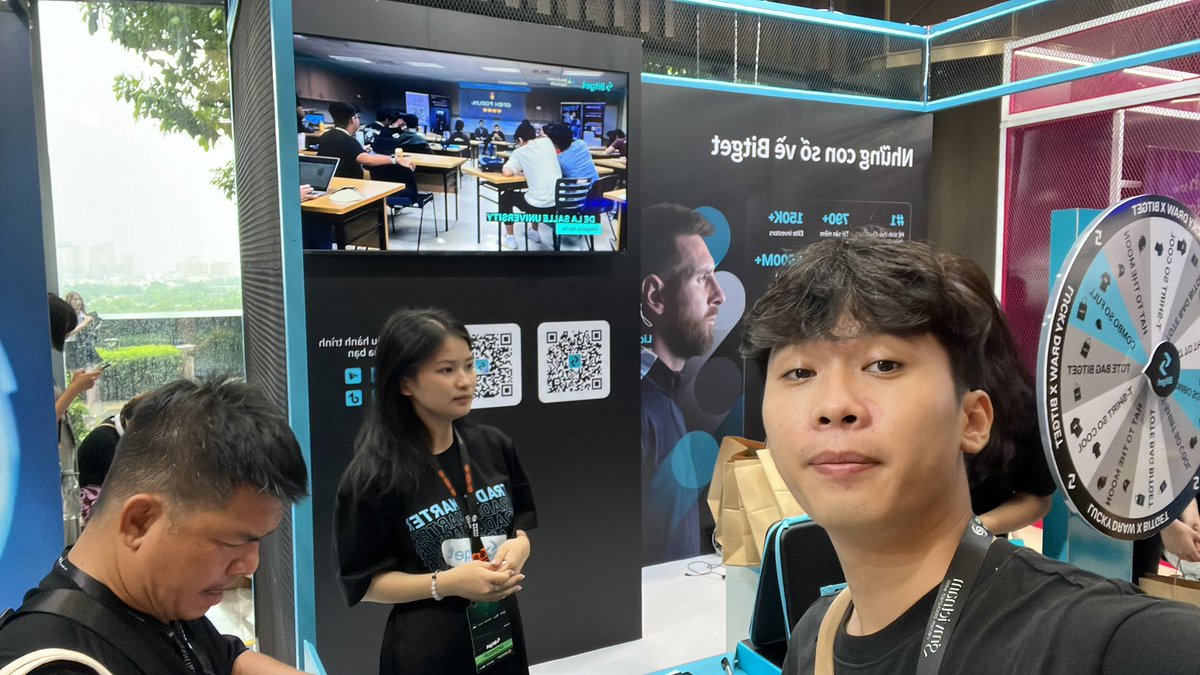Duyten2222's tweet photo. #GMVietnam #EventwithBitget @bitgetglobal @bitgetvietnam https://t.co/5904e2k6Ac