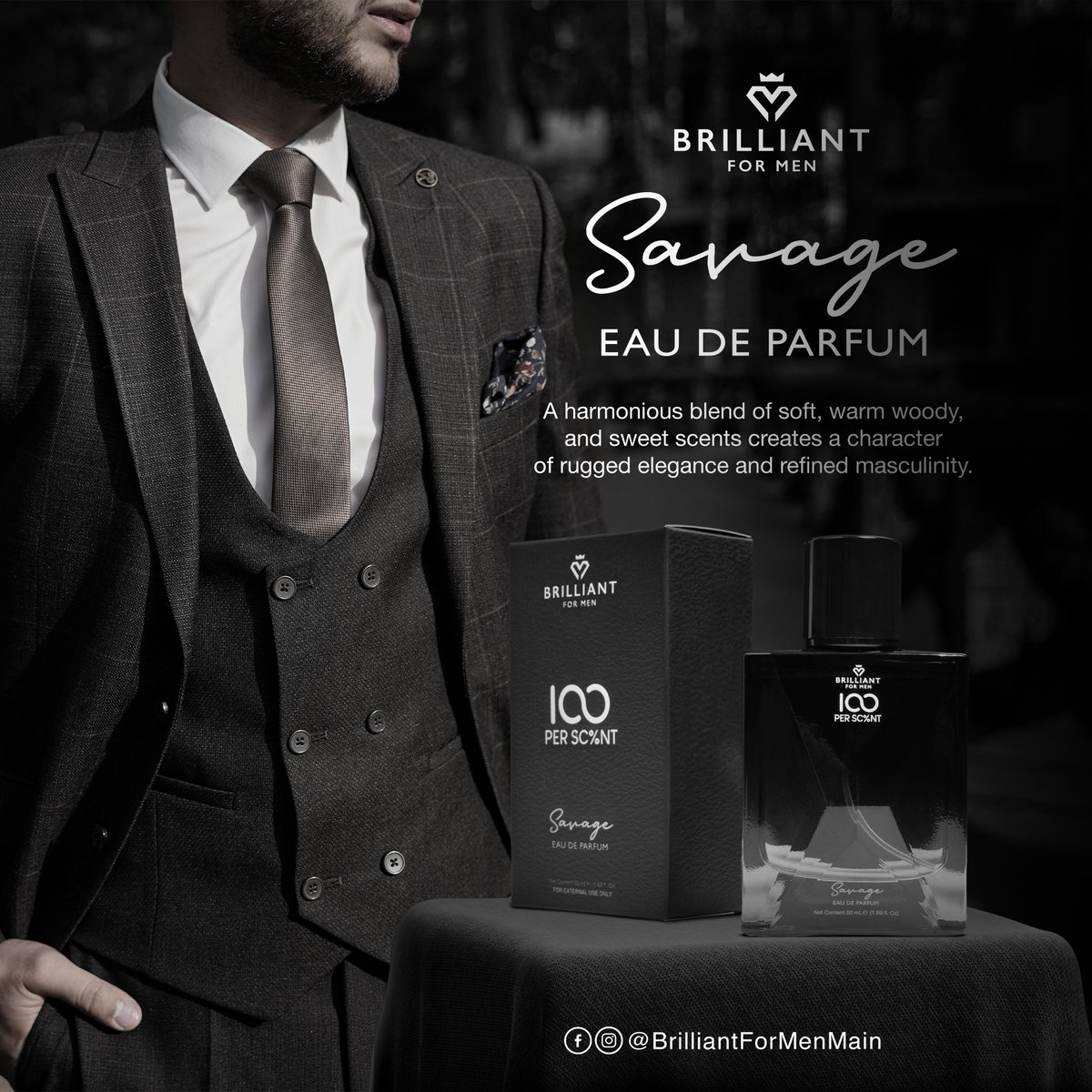 Radiate confidence and amplify your sensuality for the man who seeks refinement and longevity in his scent. 💪

Get yours now for only PHP 350.00 SRP! 🛒

#BrilliantForMen 🖤
#BrilliantSkinEssentials ✨