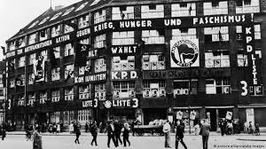 spacemonkeyii's tweet photo. @mmpadellan This is ANTIFA. A Communist response in Weimar Germany to Fascism before the Nazis took over. Your forefathers would have spit on ANTIFA and Eisenhower would have had you arrested if you openly sympathized with them, you ideologically blinded, ignorant American fool. https://t.co/rYMHhs3Q0A