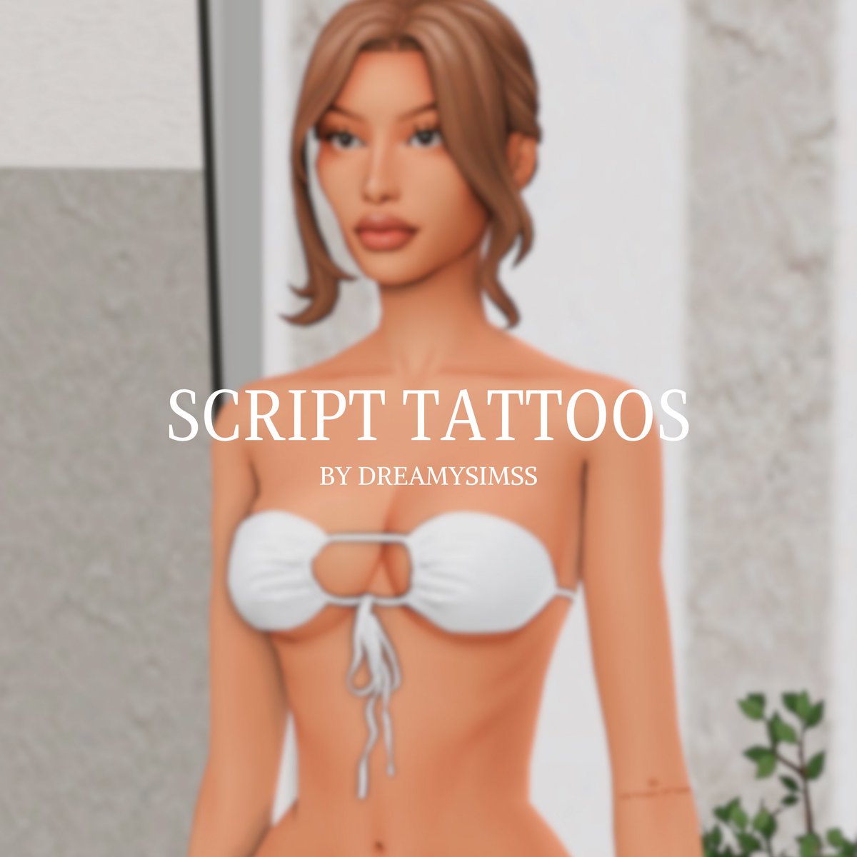 LaniiSims's tweet photo. Script Simlish Tattoos are available for free on my patreon! 🥰 (includes 6 tattoos)

Link in bio! https://t.co/TZ0ogBxP2U