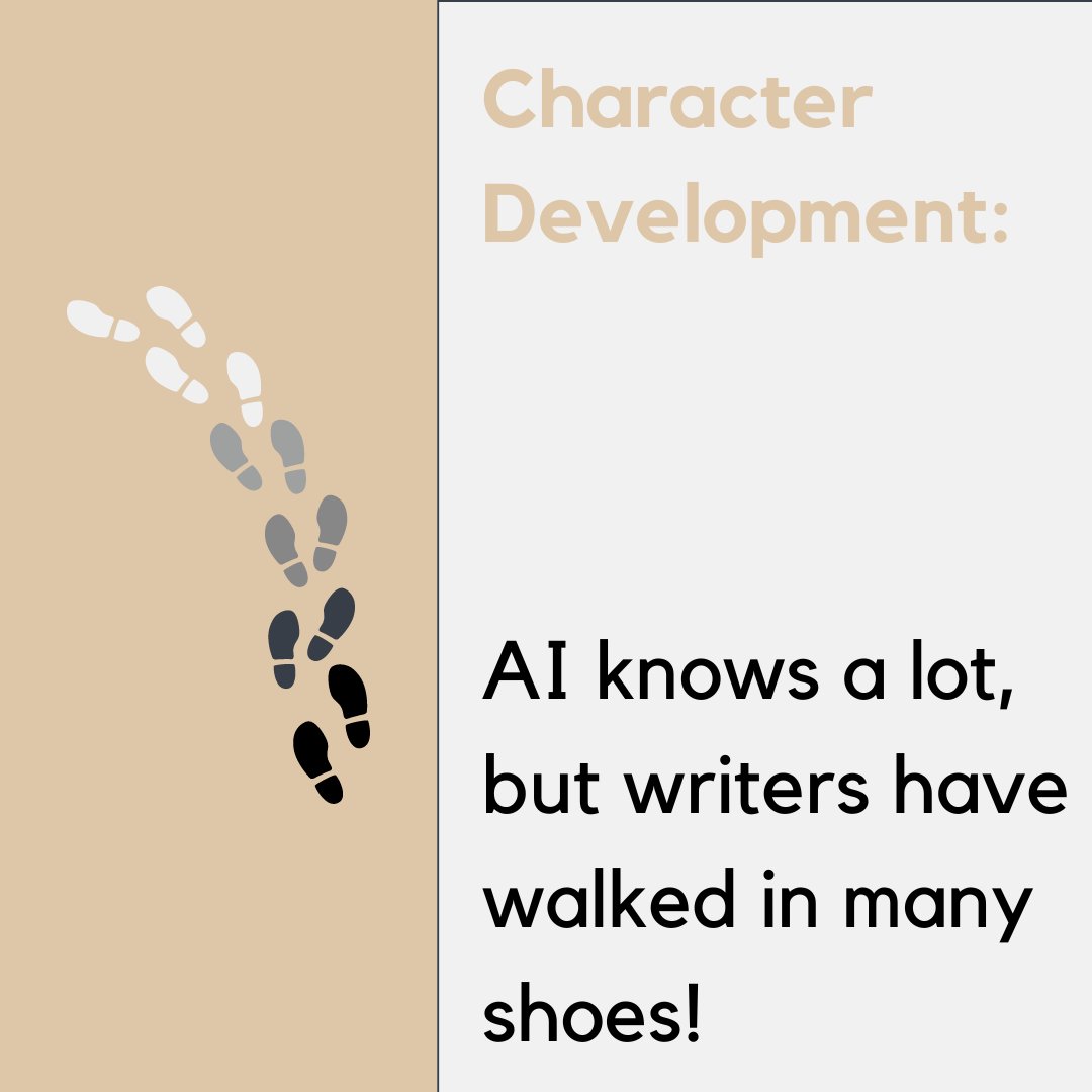 swaindiaorg's tweet photo. Why can't AI out-write us? 

Swipe &amp; check why our writer's hats stay on!

#WritersRule #StorytellingMagic #NoMatchForUs #AIvsWriters #CreativeGenius #PlotTwistMasters https://t.co/SCKIc1nXp0