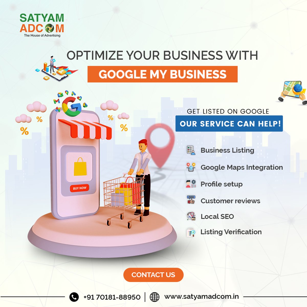 satyamadcom's tweet photo. 📈Optimize your business with
💻Google My Business🌐

Get Listed on Google -
Our Service Can Help!🤝🏻

✅Business Listing
✅Google Maps integration
✅Profile setup
✅Customer Reviews and more.

Call On☎️ - 7018188950
Visit On📍-https://t.co/oC1lkF7lVZ
Or DM💌 for more information https://t.co/sGT8nfzibg