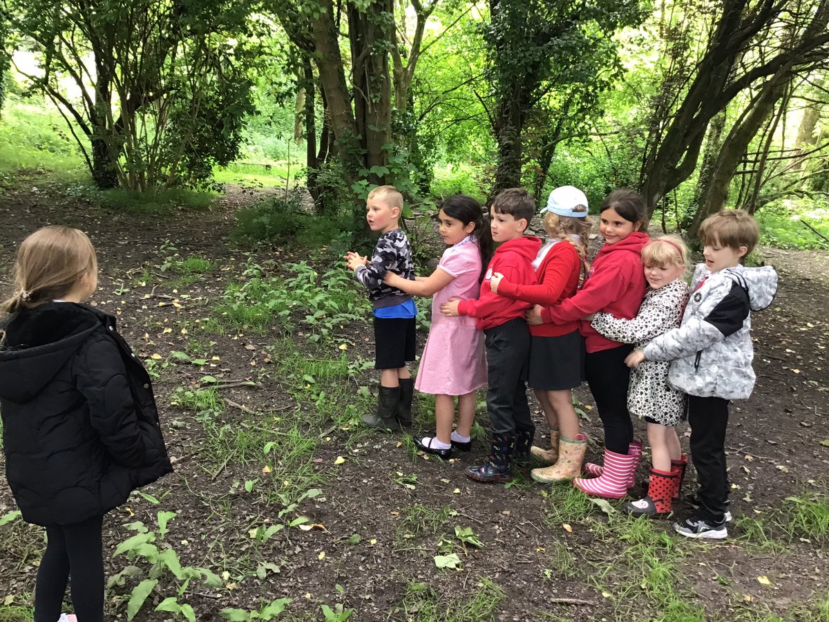 Penclawdd's tweet photo. Practising our directional language in Forest School this week as we directed our team to find the treasure chest! #PencSealions #Penc12 #PencNUM #PencOUTDOORS https://t.co/Uph17rbChg