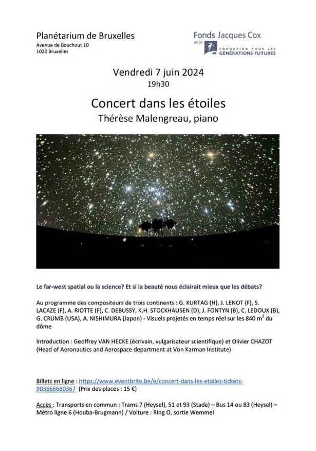 Plurielles34's tweet photo. Les compositrices Jacqueline Fontyn et Sophie Lacaze sont au programme du récital de piano de Thérèse Malengreau ce soir au Planétarium de Bruxelles, Belgique. https://t.co/DYqlB9i0Wi