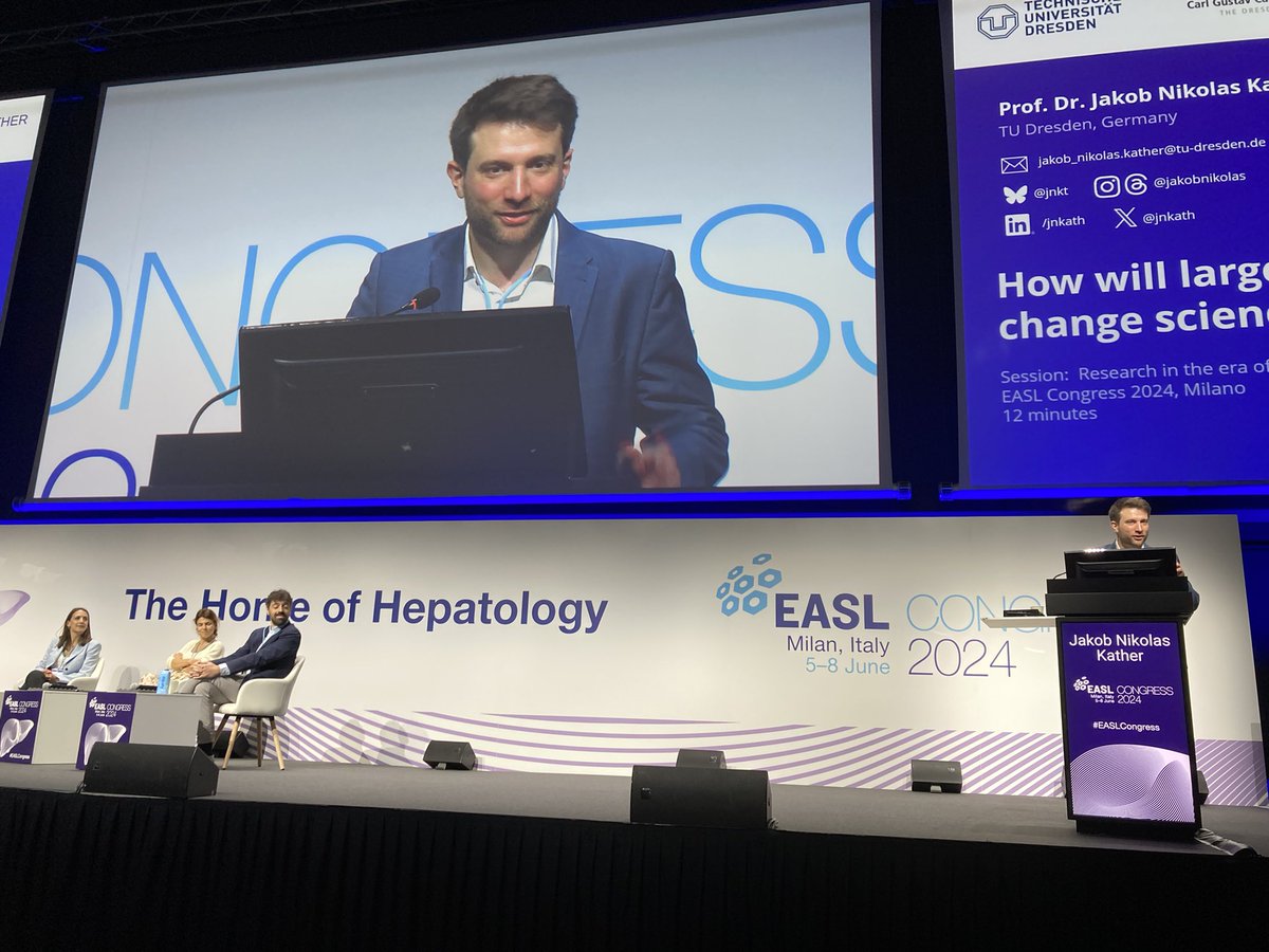 Eric Trépo (@etrepo) on Twitter photo 🚀 It's AI Day #EASL2024 designed by our AI Task Force easl.eu/easl/leadershi…
📅
🧠 Research in the Era of AI 🕰️ 08:30 - 09:45
🌟 Studio: AI Liver Taskforce 🕰️ 12:30 - 13:00
🤖 AI in Clinical Care 🕰️ 17:15 - 18:15
<a href="/EASLnews/">EASLnews</a> <a href="/aelsharkawy75/">Ahmed Elsharkawy</a> <a href="/AleksanderKrag/">Aleksander Krag</a> @Caldera60373705 🚀 It's AI Day #EASL2024 designed by our AI Task Force easl.eu/easl/leadershi…
📅
🧠 Research in the Era of AI 🕰️ 08:30 - 09:45
🌟 Studio: AI Liver Taskforce 🕰️ 12:30 - 13:00
🤖 AI in Clinical Care 🕰️ 17:15 - 18:15
<a href="/EASLnews/">EASLnews</a> <a href="/aelsharkawy75/">Ahmed Elsharkawy</a> <a href="/AleksanderKrag/">Aleksander Krag</a> @Caldera60373705