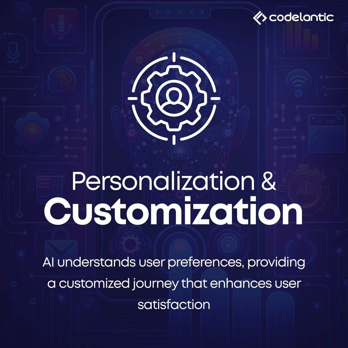 CodeLantic's tweet image. From boosting efficiency to revolutionizing accuracy, #AI is a gamechanger in the digital landscape. Explore the transformative benefits that AI brings to the table. At #Codelantic,