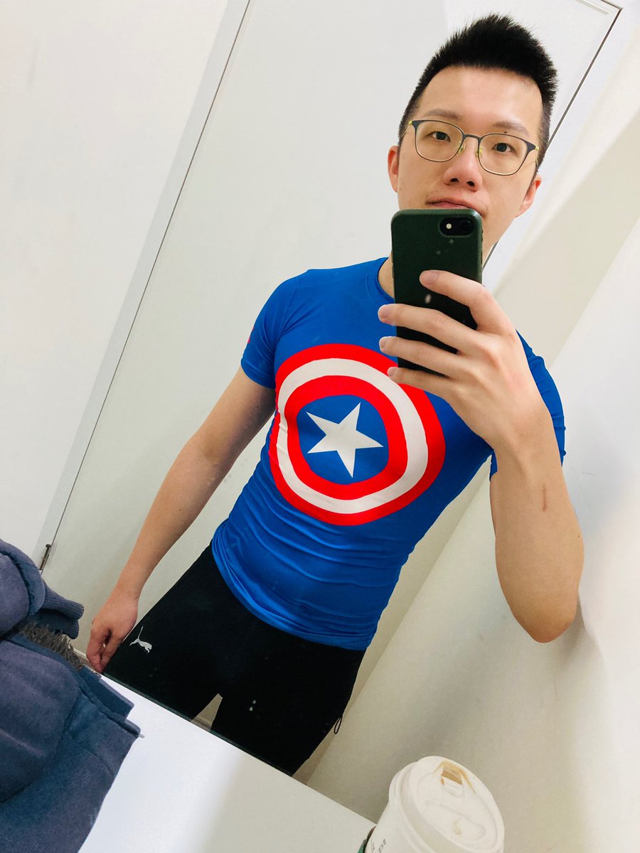 Hope to be Captain America one day😳

#workout #tights #緊身