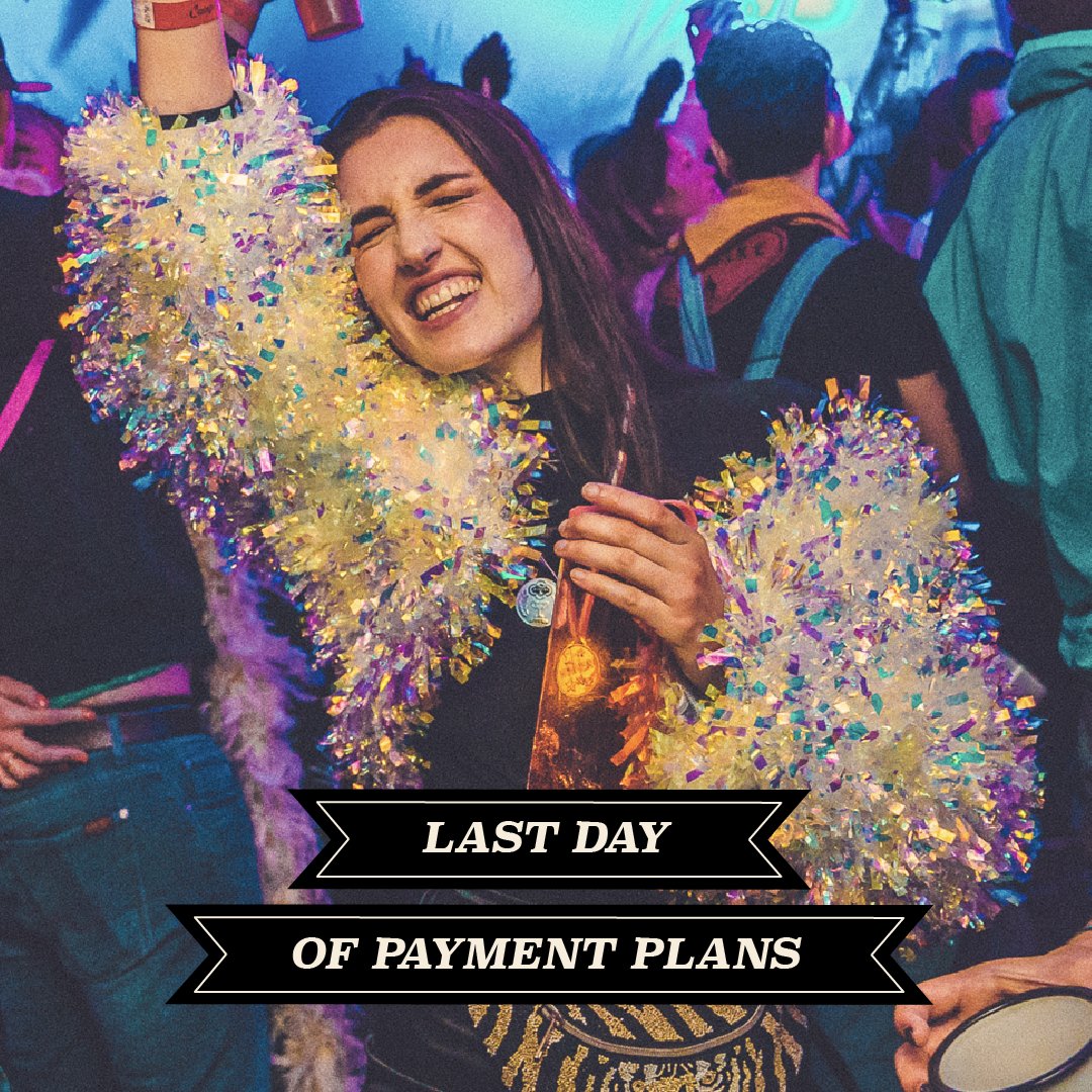 Today is the last day to use a payment plan to split the cost.

Book now: campwildfire.co.uk/bookings

#AdultSummerCamp #UKFestivals #Summercampforadults #LondonFestivals