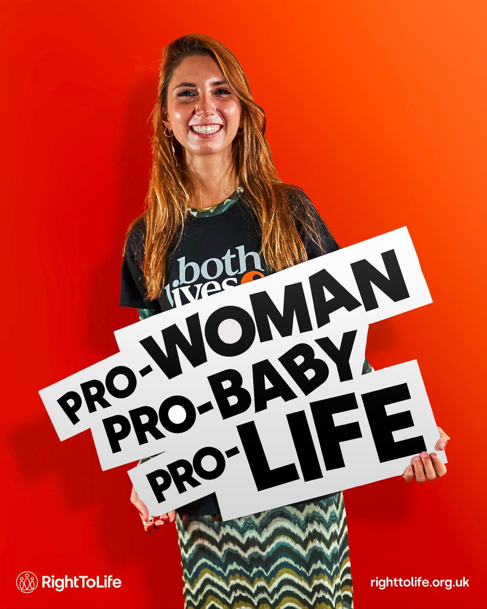 Pro-woman🤰  Pro-baby 👶  Pro-life 🎉
