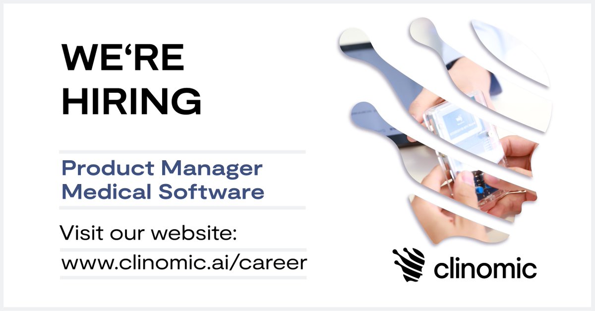 We are looking for a #ProductManager to drive the evolution of our software products. You will develop and implement product strategies, manage the product lifecycle, and collaborate with multidisciplinary teams.

Ready to innovate #healthcare?!

🚀: ow.ly/PE2U50RSIB9