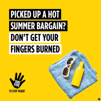 Summer’s approaching! ☀️ Be cautious of “too good to be true” holiday deals. Criminals often use fake payment pages to steal personal info. 

Stay safe online and always #StopChallengeProtect.