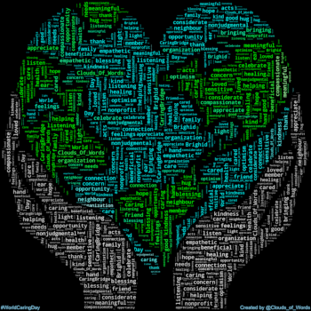 Clouds_Of_Words's tweet photo. 2024-06-07 is #WorldCaringDay #CaringDay #NationalCaringDay
#WordCloud #WordCloudArt #DigitalArt #Art #Artwork #Minimalism https://t.co/NzKsnBz4bL