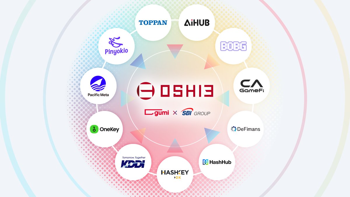 🤝OSHI3 Alliance Partners！🤝

We are pleased to announce our 11 Alliance partners as of June 7th.

We will continue to expand OSHI3 contents and enhance marketing to create a new market of "Web3 OSHI-katsu".
#OSHI3 $OSHI

project-oshi3.com/en_column_2024…

👇Don't miss out the special
