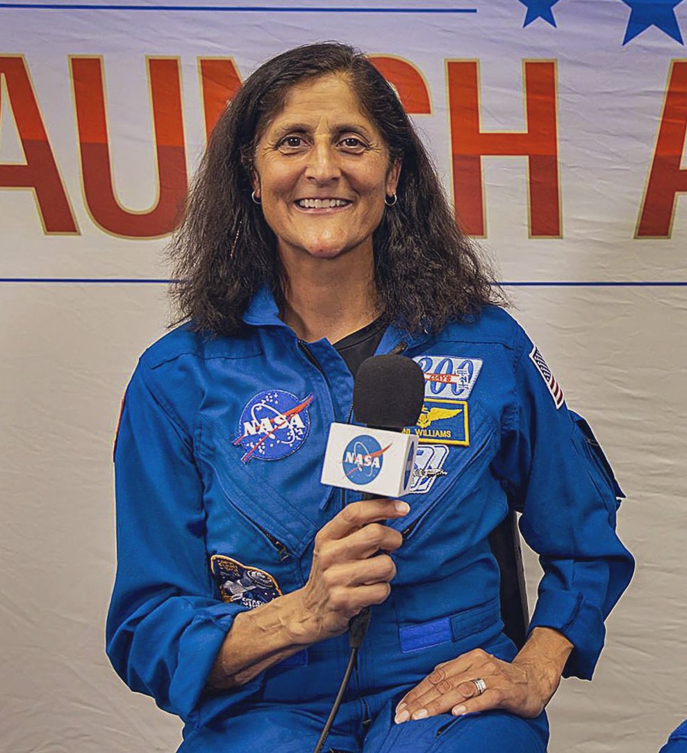 iamTinaDatta's tweet photo. A moment of immense pride for India as @Astro_Suni blazes a trail once more! Her pioneering journey aboard #BoeingStarliner marks her third venture into the cosmos. Congratulations on this remarkable achievement! https://t.co/sns7YvKLrk