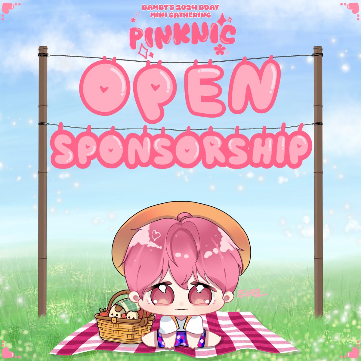HBDBAMBY's tweet photo. 。‧˚ʚ OPEN SPONSORSHIP ɞ˚‧。⋆
If there's any of you who would like to be our sponsor for PINKNIC 2024, please check out this link below for the details.
Link: https://t.co/tmZnj6ynD8
Any kind of gift would be appreciated 🩷
#PINKNIC #BAMBY #PLAVE #BAMBY2024BDAYEVENT https://t.co/cE1SsxmbGF