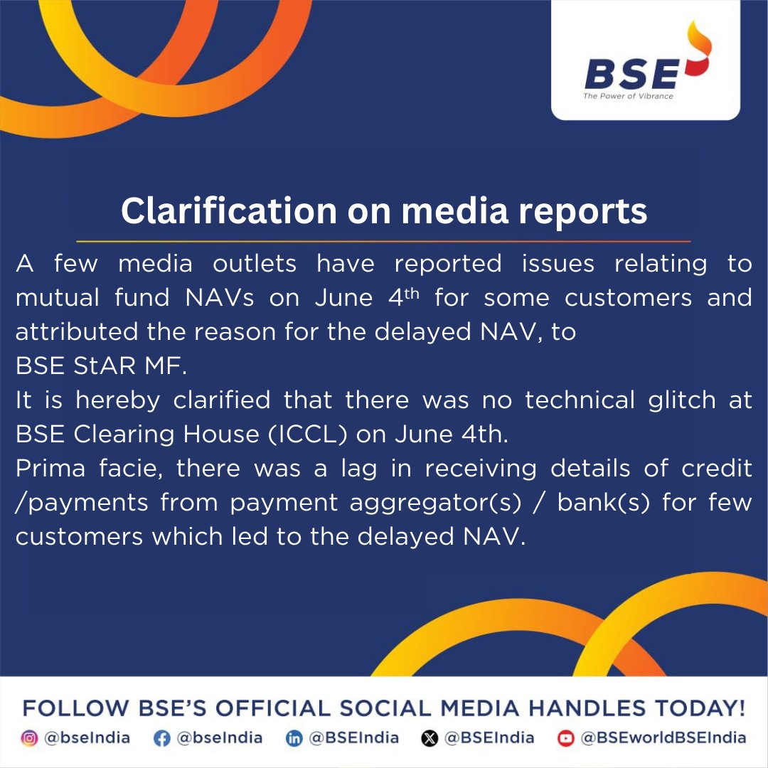 BSE India tweet media