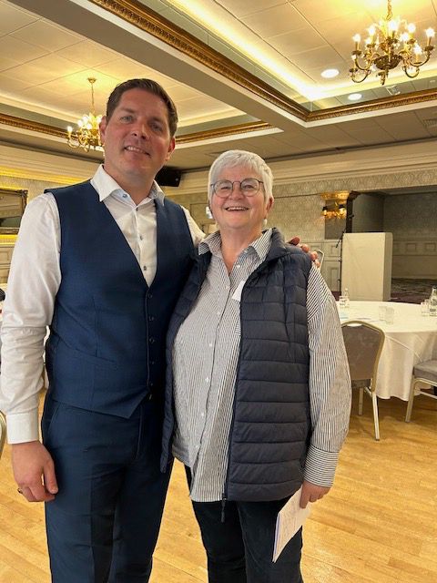 .<a href="/NICVA/">NICVA</a> <a href="/NICVAsandra/">Sandra Bailie</a> <a href="/MalachiPCush/">Malachi Cush</a> truly the highlight of my week getting this picture.  Boss, when can Skills Development go meet legends like Lynda Gould? 😉🥰